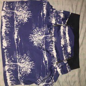 Tree patterned skirt